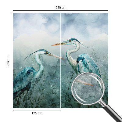 Selbstklebende Fototapete fürs Wohnzimmer Vögel der Natur