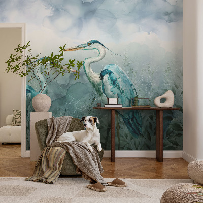 Selbstklebende Fototapete fürs Wohnzimmer Vögel der Natur