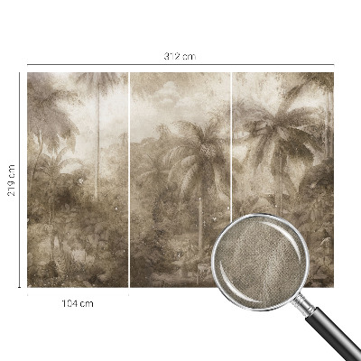 Selbstklebende Fototapete fürs Schlafzimmer Exotische Landschaft