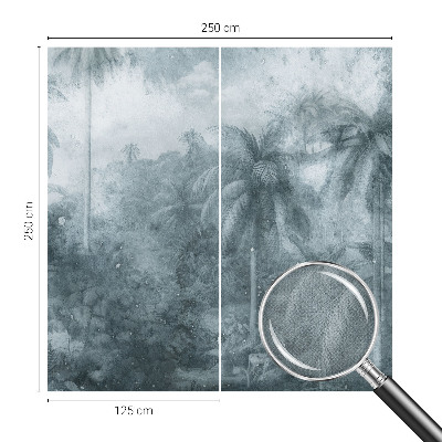 Selbstklebende Fototapete fürs Kinderzimmer Tropische Vegetation