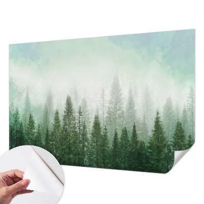 3D-Fototapete fürs Schlafzimmer Wolf im Wald