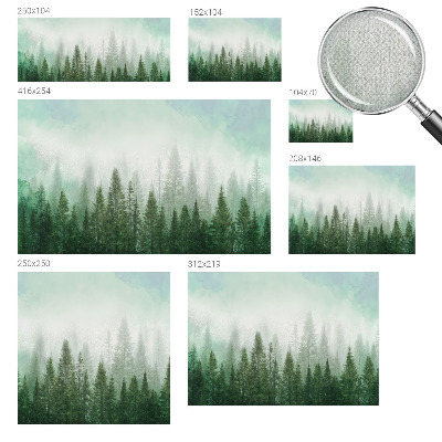 3D-Fototapete fürs Schlafzimmer Wolf im Wald