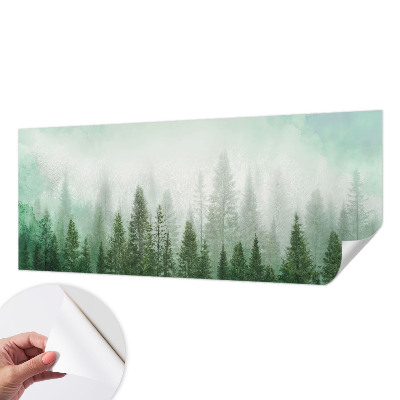 3D-Fototapete fürs Schlafzimmer Wolf im Wald