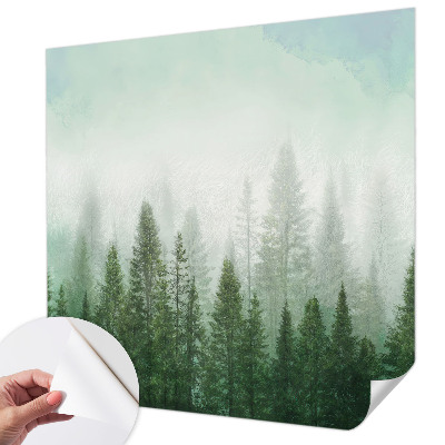 3D-Fototapete fürs Schlafzimmer Wolf im Wald