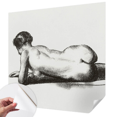 Selbstklebende Fototapete fürs Wohnzimmer Ein subtiler Akt