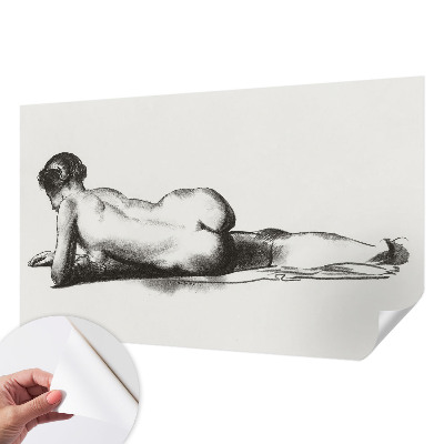 Selbstklebende Fototapete fürs Wohnzimmer Ein subtiler Akt