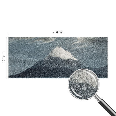 Fototapete in 3D-Optik Mondhelle Nacht