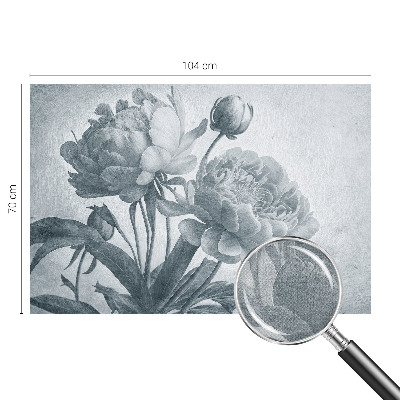 3D-Fototapete Floraler Chic