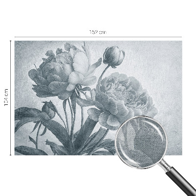 3D-Fototapete Floraler Chic