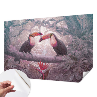 Fototapete in 3D-Optik Exotisches Paar