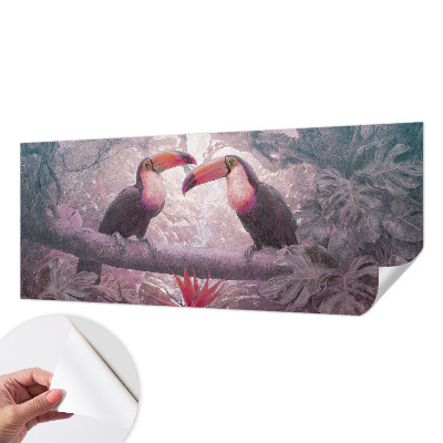 Fototapete in 3D-Optik Exotisches Paar