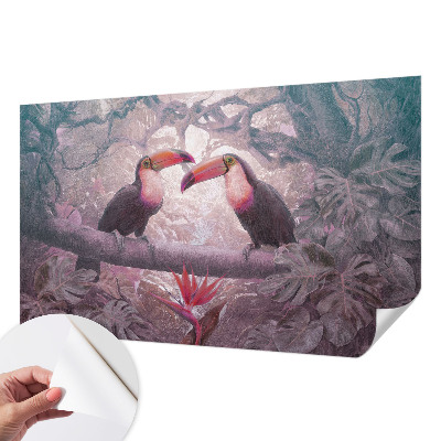 Fototapete in 3D-Optik Exotisches Paar