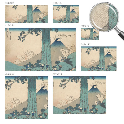 Selbstklebende Fototapete für die Wand Bergpanorama