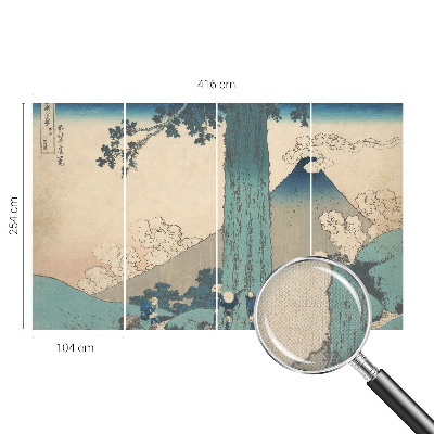 Selbstklebende Fototapete für die Wand Bergpanorama