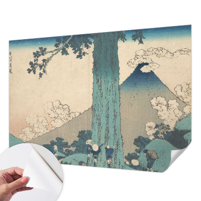 Selbstklebende Fototapete für die Wand Bergpanorama