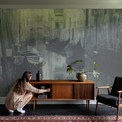 3D-Fototapete fürs Schlafzimmer Alter Kanal