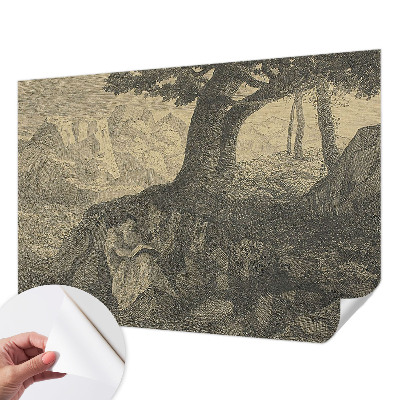 Selbstklebende Fototapete fürs Kinderzimmer Lesecharakter