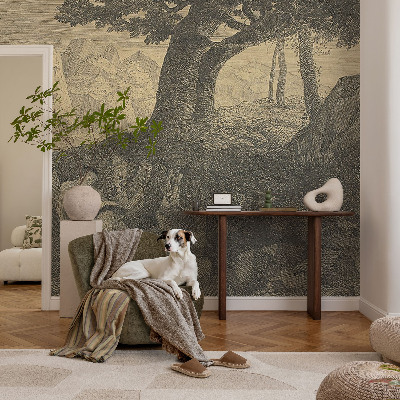 Selbstklebende Fototapete fürs Kinderzimmer Lesecharakter