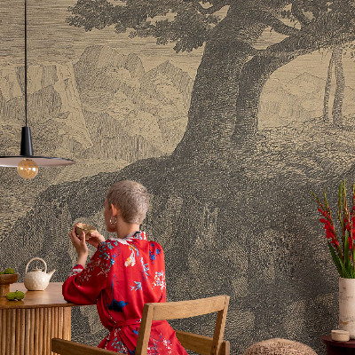 Selbstklebende Fototapete fürs Kinderzimmer Lesecharakter