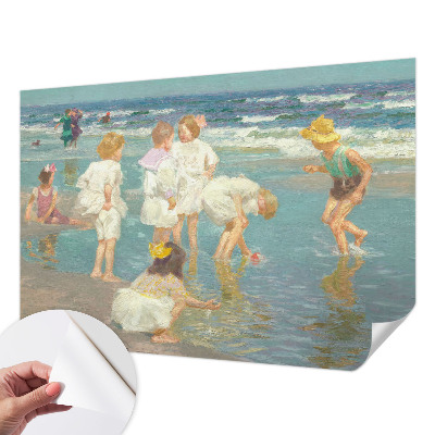 Motivtapete fürs Wohnzimmer Kindheit am Strand