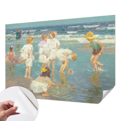 Motivtapete fürs Wohnzimmer Kindheit am Strand