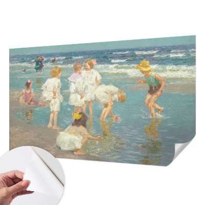 Motivtapete fürs Wohnzimmer Kindheit am Strand