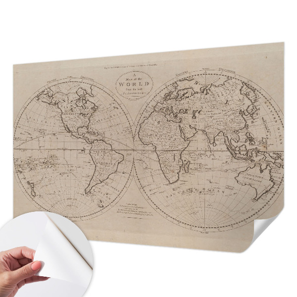 Vintage tapete Alte Karte