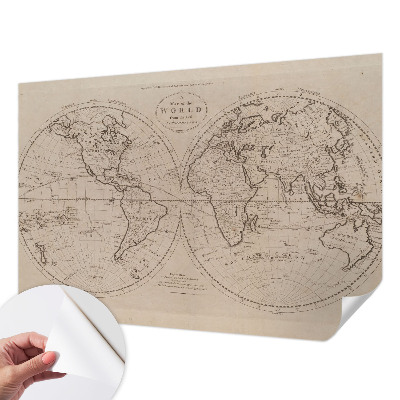 Vintage tapete Alte Karte