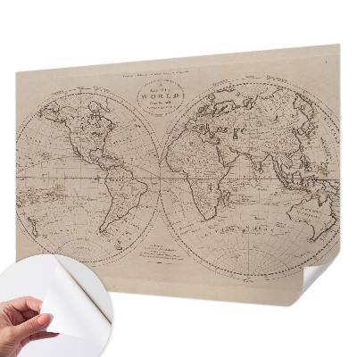 Vintage tapete Alte Karte