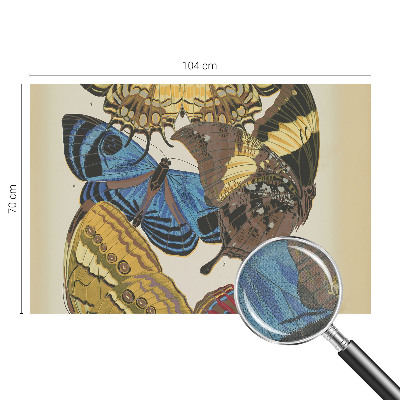 Selbstklebende Fototapete fürs Kinderzimmer Schmetterlinge Inspiration