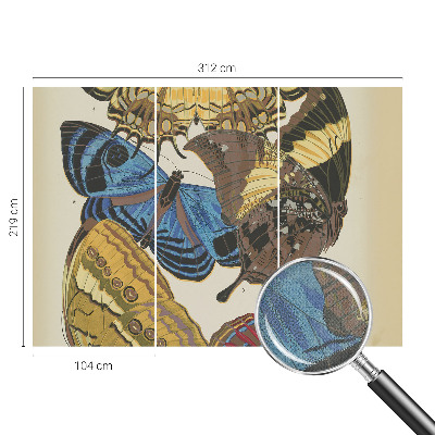 Selbstklebende Fototapete fürs Kinderzimmer Schmetterlinge Inspiration