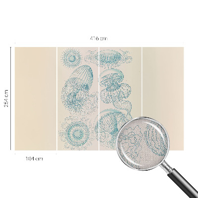 Fototapete in 3D-Optik Seequallen