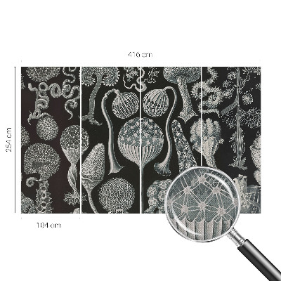 Moderne Fototapete nach Maß Magische Pflanzen