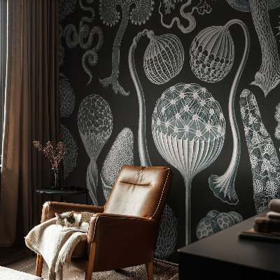 Moderne Fototapete nach Maß Magische Pflanzen