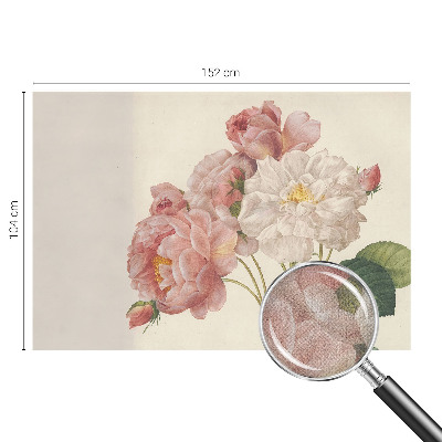 Motivtapete fürs Wohnzimmer Romantische Rosen