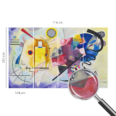 Selbstklebende Fototapete für die Wand Farbenfrohe Abstraktion