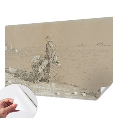 Selbstklebende Fototapete fürs Kinderzimmer Nostalgische Szene