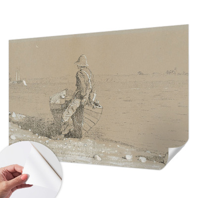 Selbstklebende Fototapete fürs Kinderzimmer Nostalgische Szene