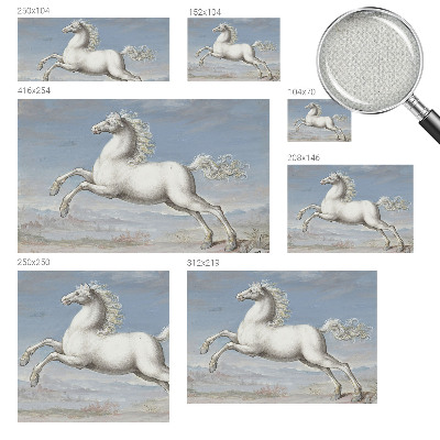 3D-Fototapete Pferde im Sprung