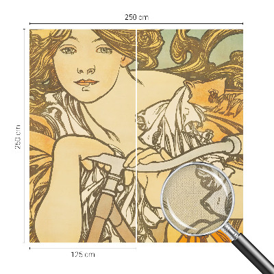 3D-Fototapete fürs Wohnzimmer Frühlingseleganz