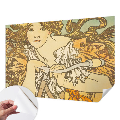 3D-Fototapete fürs Wohnzimmer Frühlingseleganz