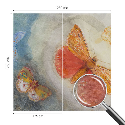 Fototapete nach Maß Bunte Schmetterlinge