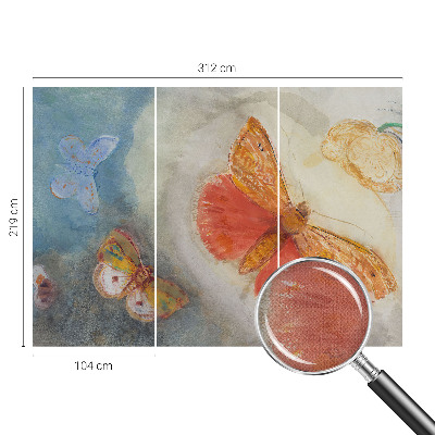 Fototapete nach Maß Bunte Schmetterlinge