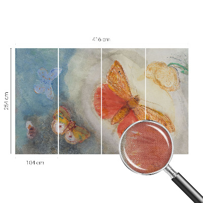 Fototapete nach Maß Bunte Schmetterlinge