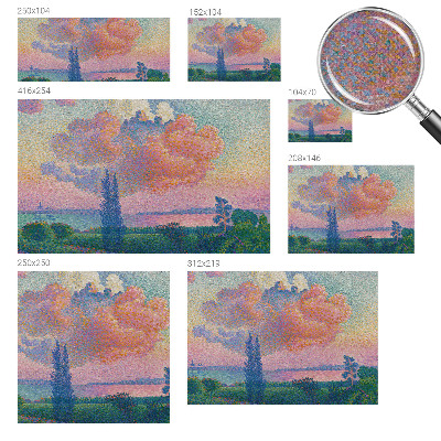 Motivtapete nach Maß Farbenfrohe Landschaft