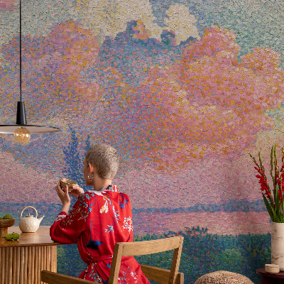 Motivtapete nach Maß Farbenfrohe Landschaft