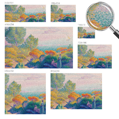 Motivtapete fürs Wohnzimmer Küstenlandschaft