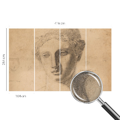 Selbstklebende Fototapete für die Wand Frauenporträt