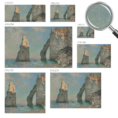 Vintage tapete Felsige Landschaft