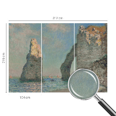 Vintage tapete Felsige Landschaft